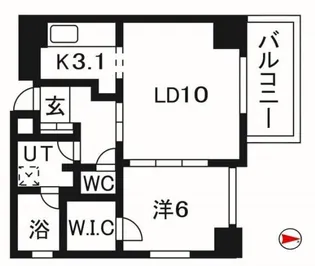 クリオ横須賀本町【2階】の間取り