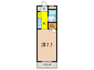 フォルテ宝塚【1階】の間取り