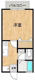 セジュール清水川【2階】の間取り