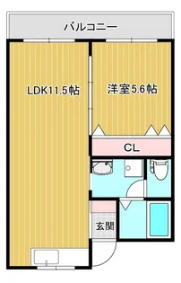 FINE郡元【5階】の間取り