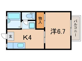 メゾン ドゥ フルール【2階】の間取り