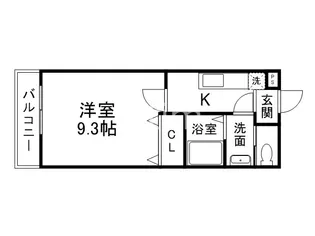ルシール二条【2階】の間取り