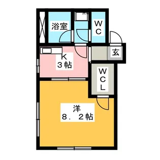 CRESTCOURT.T【2階】の間取り