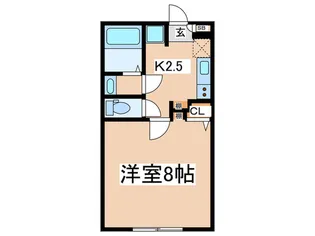 ブリランテ湘南台【1階】の間取り