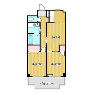 ロイヤルマンションHAMADA【2階】の間取り