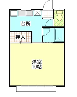 ハイツイーハトーブV【1階】の間取り