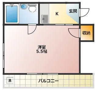宝コーポI【3階】の間取り
