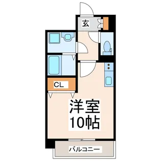 Jardin Miniature田崎【1階】の間取り