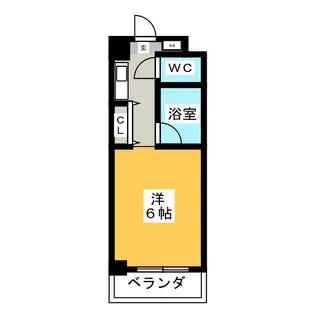 ミスターワシントンビル【8階】の間取り
