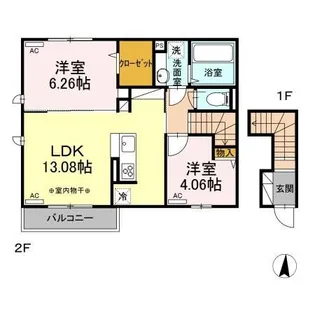 エタニティ【2階】の間取り