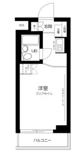 スカイコート蒲田第2【8階】の間取り