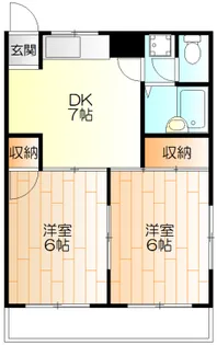 エトワール日吉【3階】の間取り