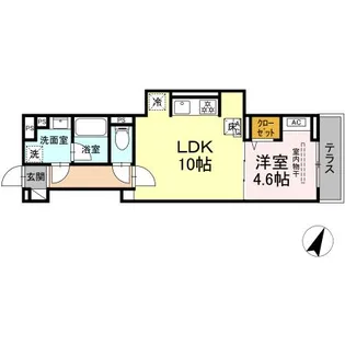 セレスティア上鷺宮II【1階】の間取り