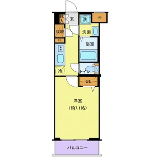 クレヴィスタ大塚【4階】の間取り