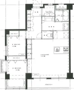 ヴェルセ用賀【2階】の間取り
