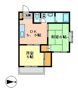 フローラ南成瀬【2階】の間取り