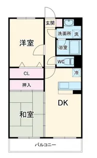 エスポワ【2階】の間取り