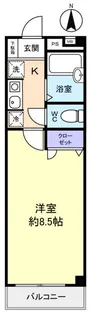 シティハウス表町【3階】の間取り