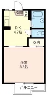 イーストハウスB【2階】の間取り