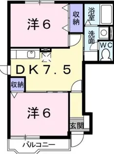 グラスアリーバA棟【1階】の間取り