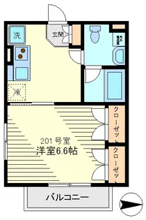 ビアレセッテ【2階】の間取り