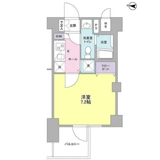 フィオリトゥーラ三軒茶屋ステーションフロント【3階】の間取り