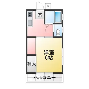 ハイツエンドウ【2階】の間取り