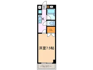 アーバンビル早川【5階】の間取り