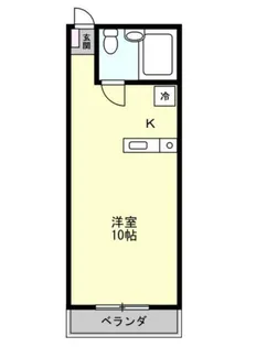 ラ・フィーヌB【3階】の間取り