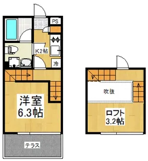 グランドソレーユ【1階】の間取り