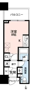 白金ザ・スカイ東棟【7階】の間取り