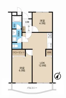 メゾン白樺【2階】の間取り