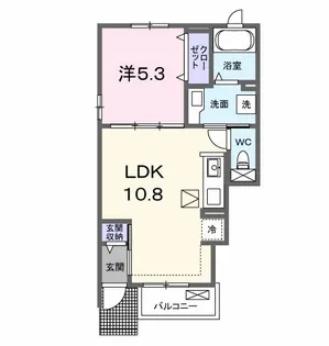 Vier Sterne【1階】の間取り