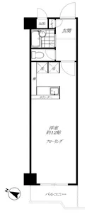 クレール御殿山【2階】の間取り
