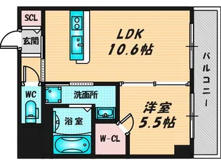 グランディール【2階】の間取り