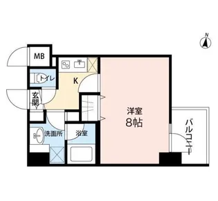 アビタ住吉【5階】の間取り