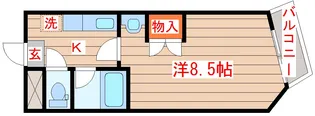 コートウィスタリア【5階】の間取り