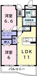 アンナ・ミーナ130ヒルズ【4階】の間取り