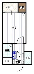 サンパレス寝屋川【2階】の間取り