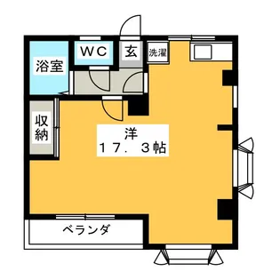 サニーハイツ【2階】の間取り