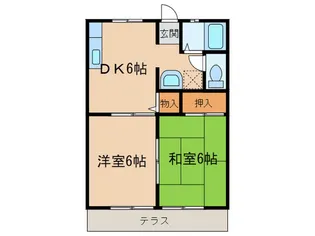 コルポカステロII【1階】の間取り