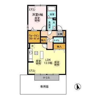 ヒルサイドコート五番館の間取り