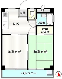 メゾン・ユキ【2階】の間取り