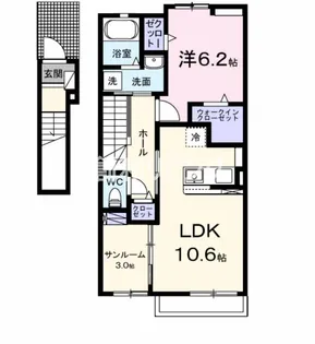 メゾン未来【2階】の間取り