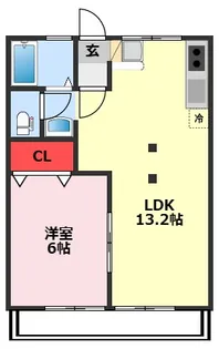 天王台KAORU【2階】の間取り