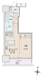 エスティメゾン錦糸町II【6階】の間取り