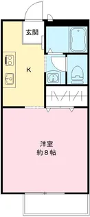 ハイツフローラ【1階】の間取り