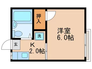 タウンコート双葉【2階】の間取り
