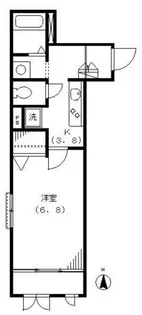 PRESTARE上池台【1階】の間取り