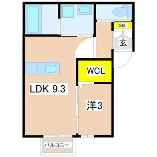 グレイス宮内【1階】の間取り